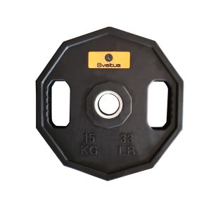 Sveltus olympische rubberen halterschijf 15KG
