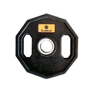 Sveltus olympische rubberen halterschijf 5KG