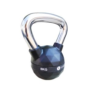 Sveltus kettlebell Diamond 8 kg staal/polyurenthaan zwart