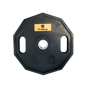 Sveltus olympische rubberen halterschijf 25KG