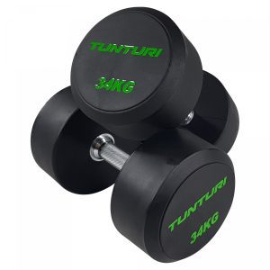 Tunturi dumbbellset PU Pro 5 paar 34-42kg
